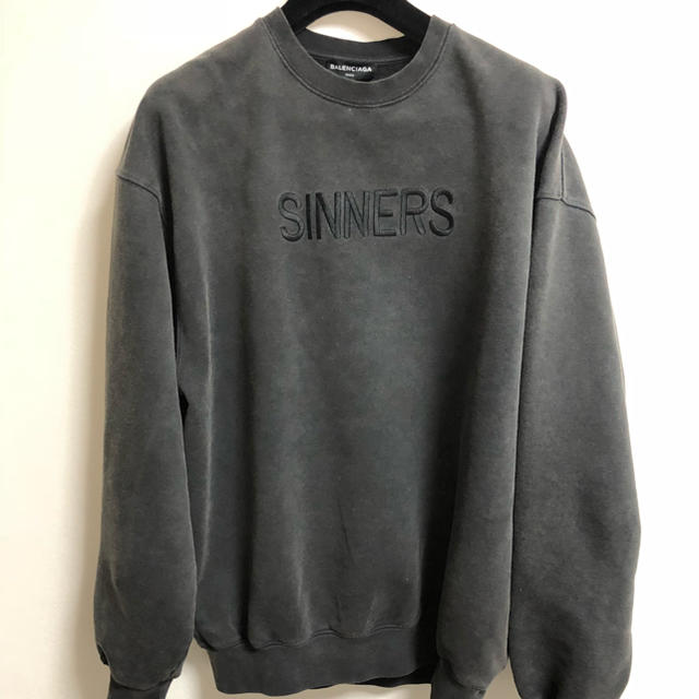 独特な バレンシアガ SINNERS ロゴスウェット スウェット - www