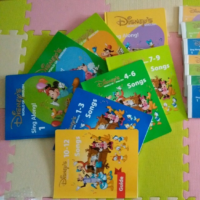 ディズニー英語システム シングアロングCDと本のセット- ディズニー英語システム VHS CD まとめ売り