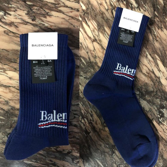 Balenciaga(バレンシアガ)のバレンシアガ  ソックス 新品国内正規店購入 サイズ26〜28 メンズのレッグウェア(その他)の商品写真