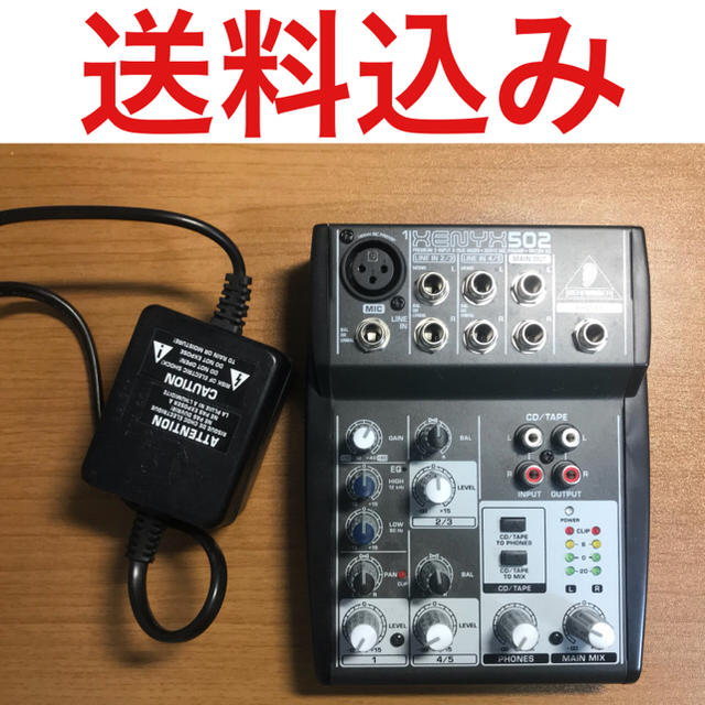 BEHRINGER ミキサー XENYX 502 楽器のレコーディング/PA機器(ミキサー)の商品写真