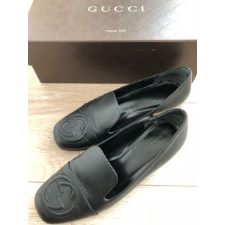 グッチ(Gucci)のグッチ レザーパンプス 36(ハイヒール/パンプス)