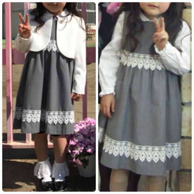 HusHush(ハッシュアッシュ)のフォーマル3ピースセット キッズ/ベビー/マタニティのキッズ服女の子用(90cm~)(ドレス/フォーマル)の商品写真