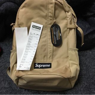 シュプリーム(Supreme)のベージュ back pack シュプリーム(その他)