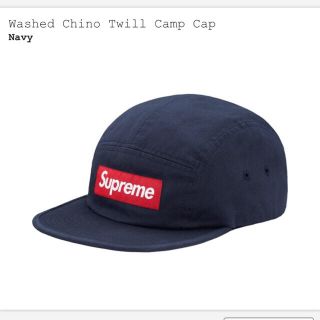 シュプリーム(Supreme)のsupreme Washed Chino Twill Camp Cap(キャップ)