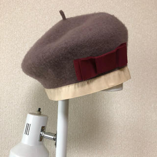 ナチュラルビューティーベーシック(NATURAL BEAUTY BASIC)の美品 natural beauty basic ベレー帽(ハンチング/ベレー帽)