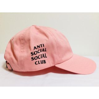 シュプリーム(Supreme)のanti social social club weird cap pink新品(キャップ)