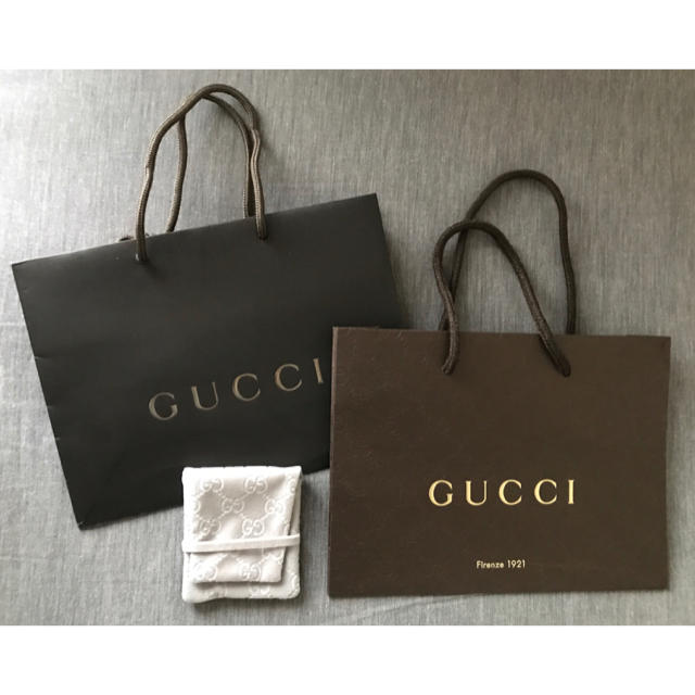 Gucci(グッチ)のGUCCI ショッパー2種 ※ジュエリーケース無し レディースのバッグ(ショップ袋)の商品写真