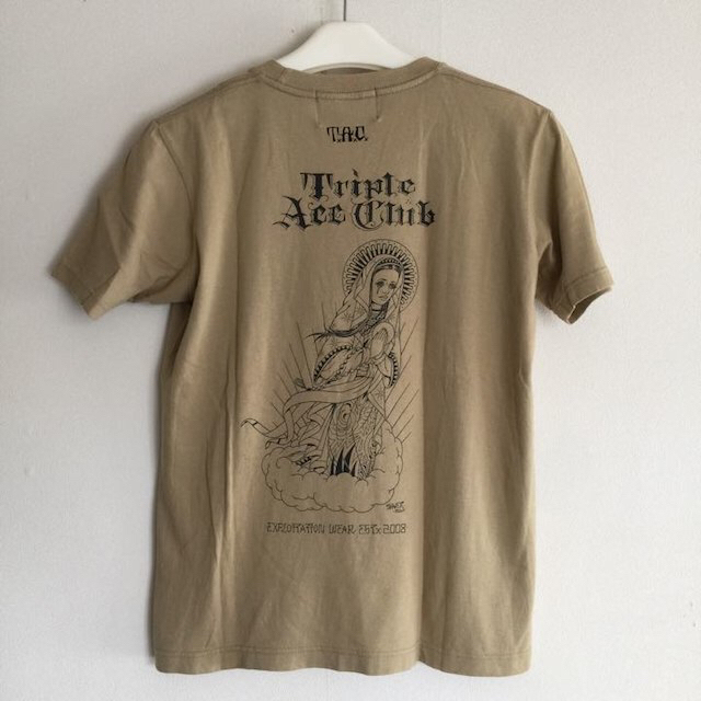 TripleAceClub トリプルエースクラブ 半袖マリアプリントTシャツ