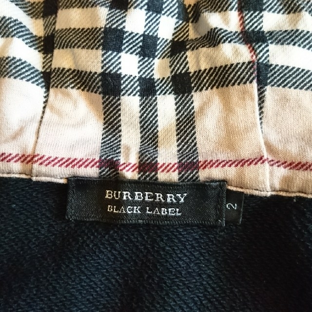 BURBERRY BLACK LABEL(バーバリーブラックレーベル)のバーバリー ブラックレーベル ジップアップパーカー メンズのトップス(パーカー)の商品写真