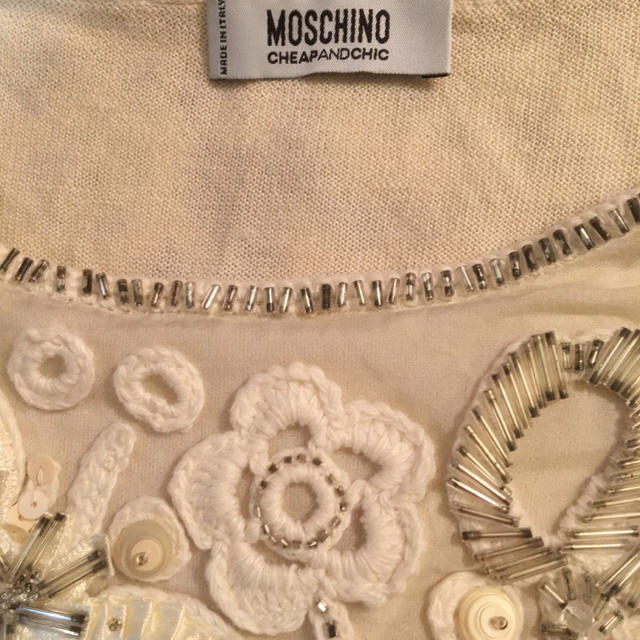 MOSCHINO(モスキーノ)の【MOSCHINO】トップス  サイズ 4 レディースのトップス(Tシャツ(長袖/七分))の商品写真