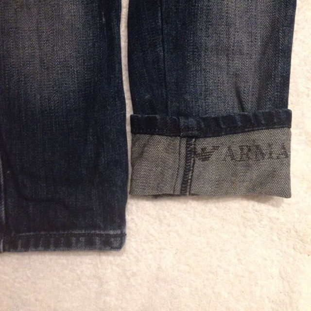 Giorgio Armani(ジョルジオアルマーニ)のアルマーニ  12m 74㎝  デニム キッズ/ベビー/マタニティのベビー服(~85cm)(パンツ)の商品写真