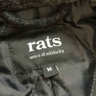 定価48300 RATSラッツ ショールカラーウールジャケット オンブレチェック