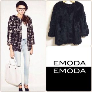 エモダ(EMODA)のEMODA♡リアルファーコート(毛皮/ファーコート)