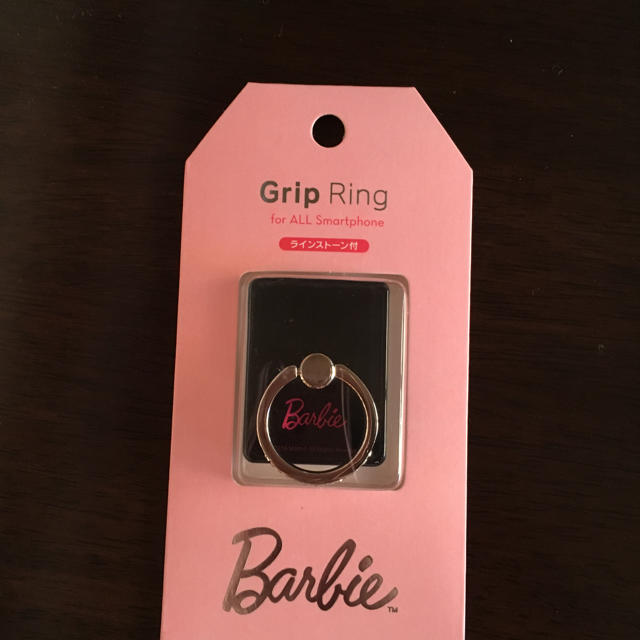 Barbie(バービー)の新品未使用 バービー バンカーリング スマホ/家電/カメラのスマホアクセサリー(モバイルケース/カバー)の商品写真