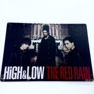 HIGH&LOW THE RED RAIN 下敷き(ミュージシャン)