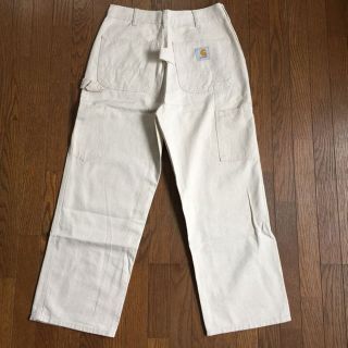 カーハート(carhartt)のUSA製！CARHARTTカーハート ペインターパンツ ホワイトパンツ(ワークパンツ/カーゴパンツ)