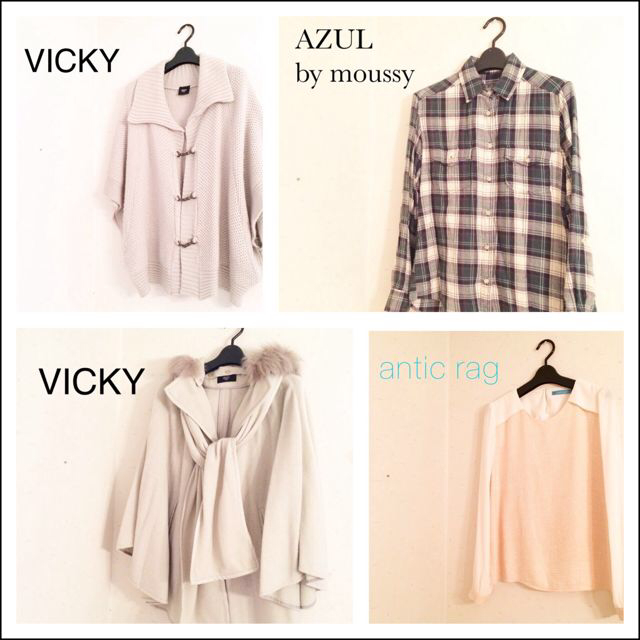 VICKY(ビッキー)の♡ゆうこ様 専用 セット♡ レディースのジャケット/アウター(ポンチョ)の商品写真