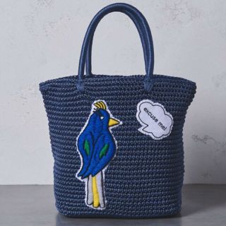 ラドロー(LUDLOW)のLUDLOW CORD BAG 2018新作 ラドローコードバッグ  ブルー(トートバッグ)