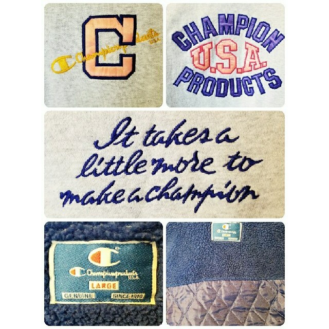 Champion(チャンピオン)の最終お値下げ中！！チャンピオン☆スタジャン メンズMサイズ メンズのジャケット/アウター(スタジャン)の商品写真