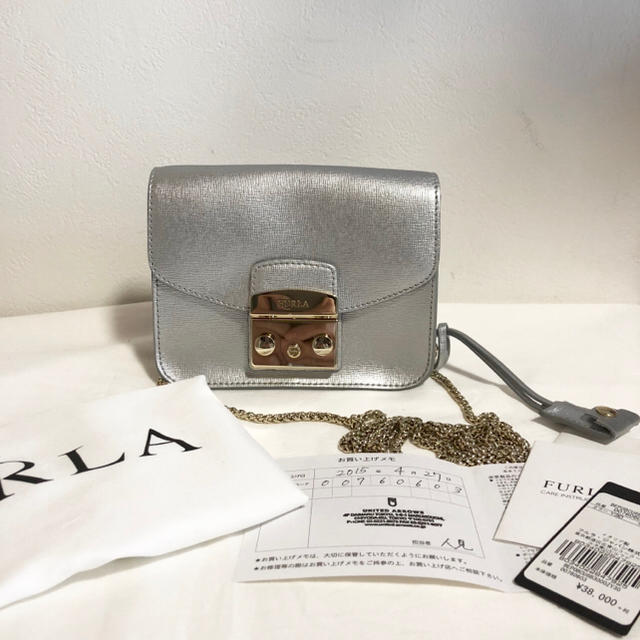 Furla(フルラ)のフルラ FURLA メトロポリス シルバー ユナイテッドアローズ レディースのバッグ(ショルダーバッグ)の商品写真
