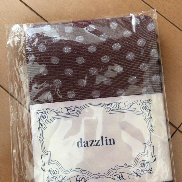 dazzlin(ダズリン)のdazzlin ドット柄 タイツ レディースのレッグウェア(タイツ/ストッキング)の商品写真