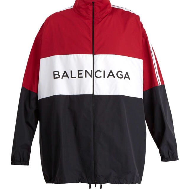 ナイロンジャケット最安値 balenciaga ロゴ ジャケット