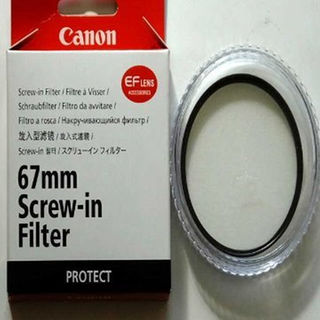 キヤノン(Canon)のキャノンプロテクトフィルター　６７㎜(ビデオカメラ)