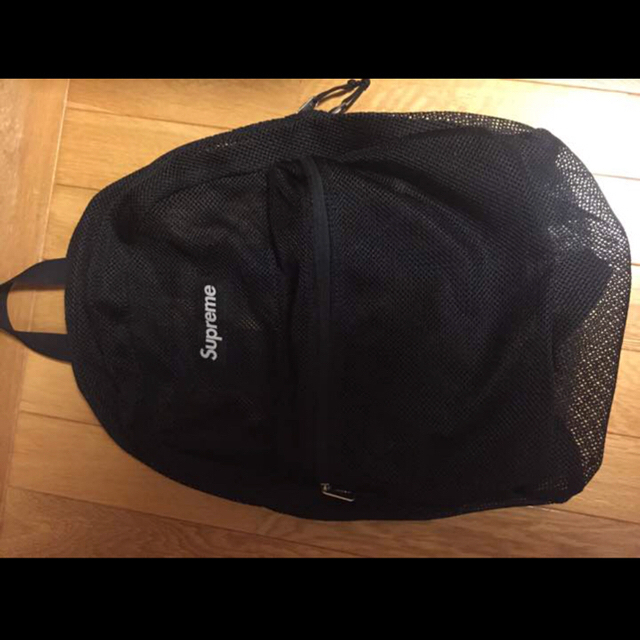 Supreme(シュプリーム)のSupreme 2016ss  Mesh Backpack  美品 ブラック メンズのバッグ(バッグパック/リュック)の商品写真