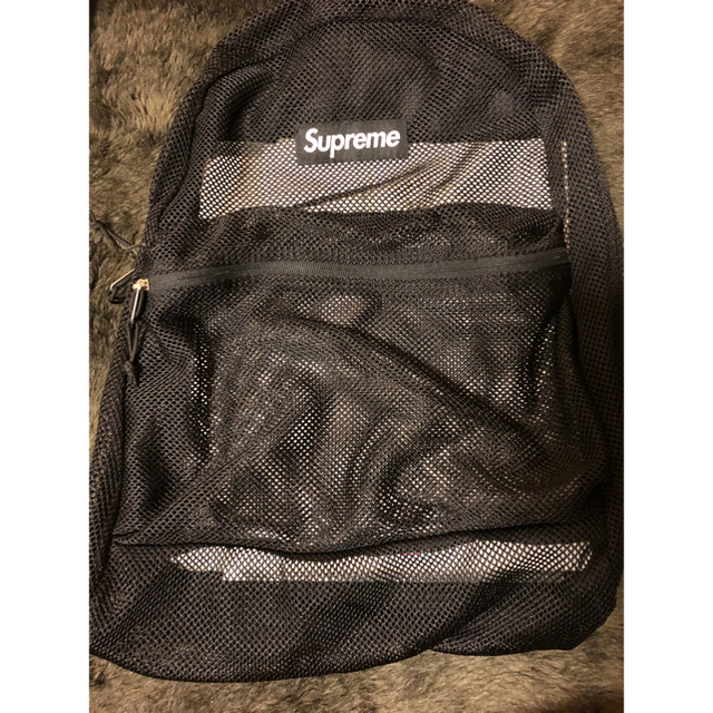 Supreme(シュプリーム)のSupreme 2016ss  Mesh Backpack  美品 ブラック メンズのバッグ(バッグパック/リュック)の商品写真