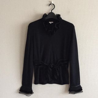 トゥービーシック(TO BE CHIC)のTO BE CHIC♡黒色デザインニット(ニット/セーター)