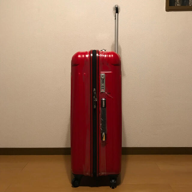 未使用新品＊長期旅行向け スーツケース キャリーバッグ 大型 赤の通販
