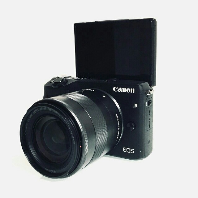 Canon(キヤノン)の2420万画素❤Canon EOS M3
レンズキット
ブラック スマホ/家電/カメラのカメラ(ミラーレス一眼)の商品写真