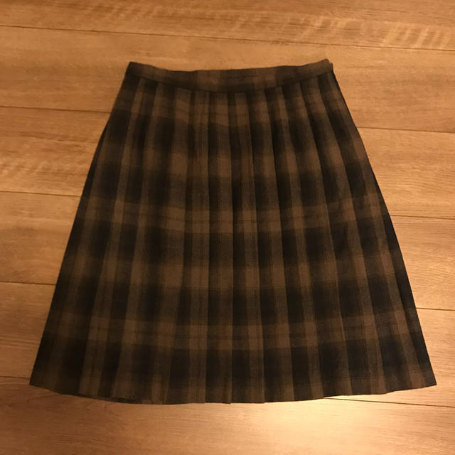 MUJI (無印良品)(ムジルシリョウヒン)の無印良品 チェックスカート レディースのスカート(ひざ丈スカート)の商品写真