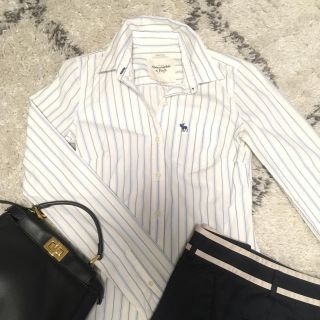 アバクロンビーアンドフィッチ(Abercrombie&Fitch)のアバクロ ストライプシャツ(シャツ/ブラウス(長袖/七分))