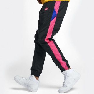 ナイキ(NIKE)の【日本未発売】 WOVEN PANT BLACK/PINK swoosh(その他)