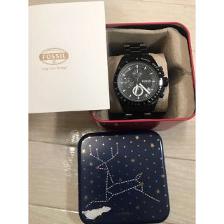 フォッシル(FOSSIL)のFOSSIL 腕時計 黒(腕時計(アナログ))