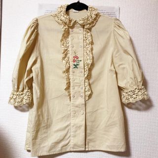 フラワー(flower)のVintage Blouse(シャツ/ブラウス(長袖/七分))