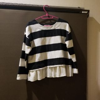 ローズバッド(ROSE BUD)のモーブ様専用【ROSE BUD】☆フリル付きボーダートップス☆(カットソー(長袖/七分))