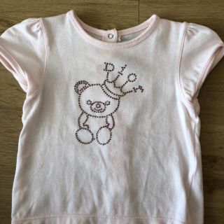 ベビーディオール(baby Dior)のdior baby 6m カットソー 半袖 ディオール ファミリア インポート(Ｔシャツ)