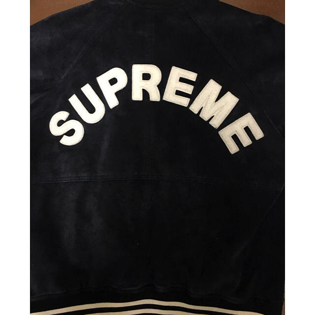 Supreme(シュプリーム)のSUPREME SUEDE VARSITY JACKET  メンズのジャケット/アウター(スタジャン)の商品写真