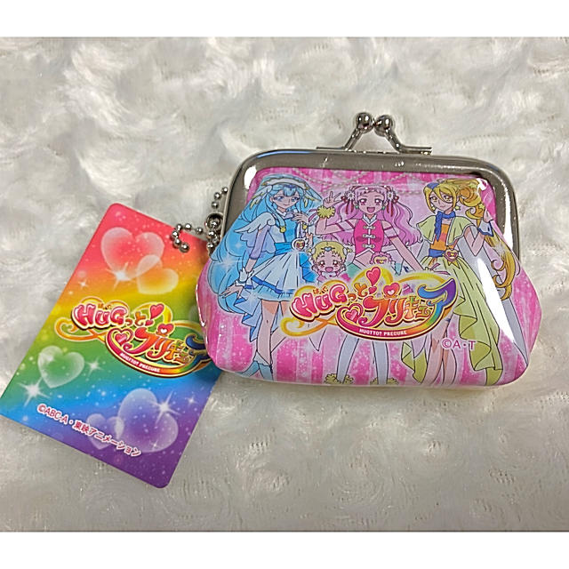 BANDAI(バンダイ)のHUGっと！プリキュア がま口 財布 エンタメ/ホビーのおもちゃ/ぬいぐるみ(キャラクターグッズ)の商品写真