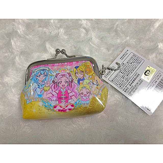 BANDAI(バンダイ)のHUGっと！プリキュア がま口 財布 エンタメ/ホビーのおもちゃ/ぬいぐるみ(キャラクターグッズ)の商品写真