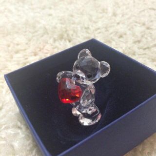 スワロフスキー(SWAROVSKI)のスワロフスキー ベア置物♡(ぬいぐるみ)