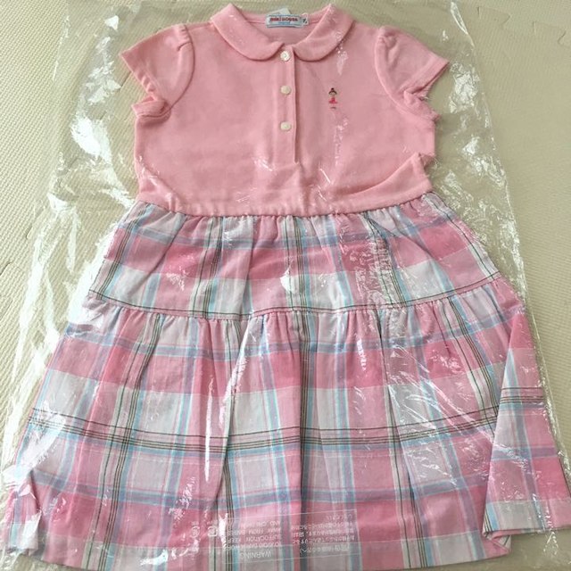 mikihouse(ミキハウス)のミキハウス ワンピース 100 キッズ/ベビー/マタニティのキッズ服女の子用(90cm~)(ワンピース)の商品写真