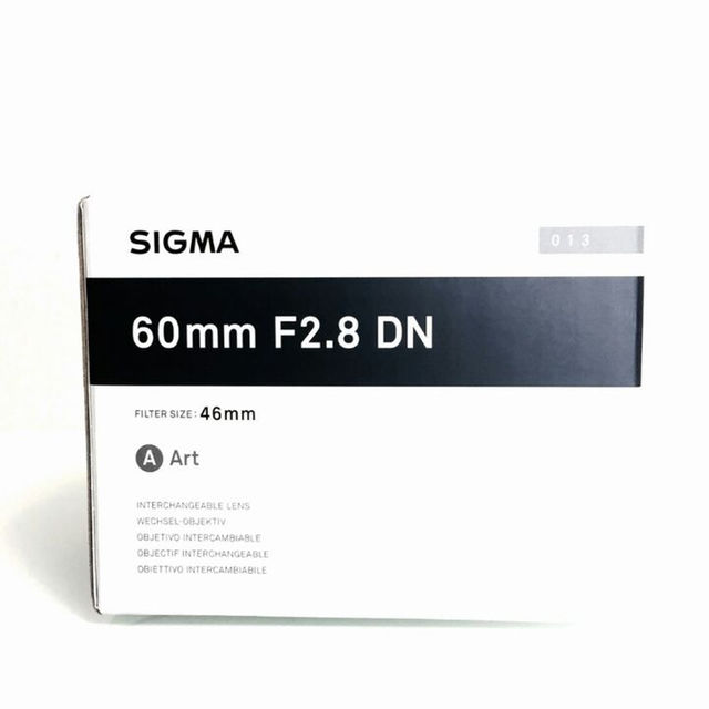 SIGMA(シグマ)の新品未使用❤60mm F2.8 シグマ単焦点レンズ スマホ/家電/カメラのカメラ(その他)の商品写真