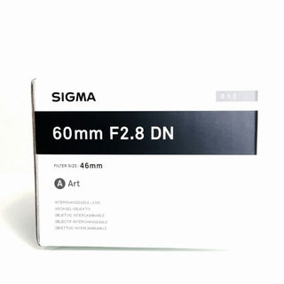 シグマ(SIGMA)の新品未使用❤60mm F2.8 シグマ単焦点レンズ(その他)