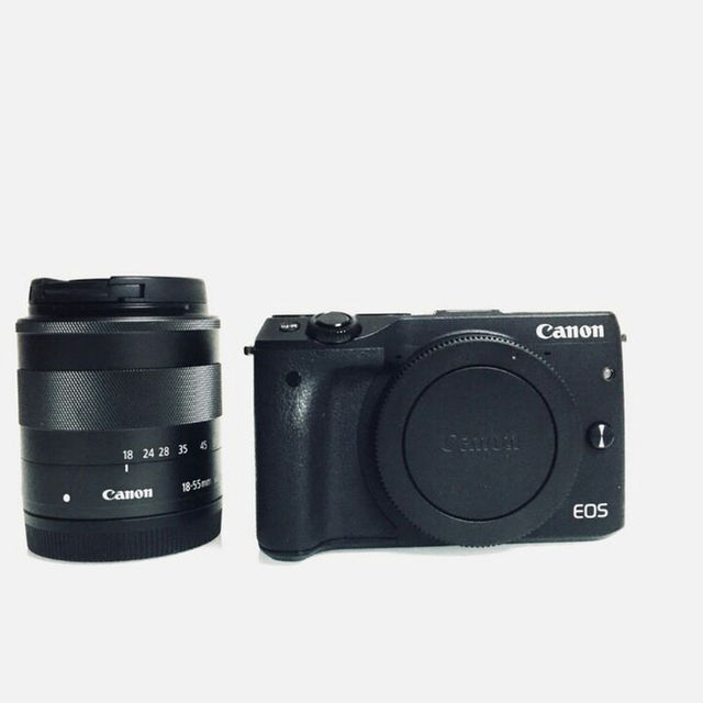 Canon(キヤノン)の2420万画素❤Canon EOS M3 レンズキット ブラック スマホ/家電/カメラのカメラ(その他)の商品写真