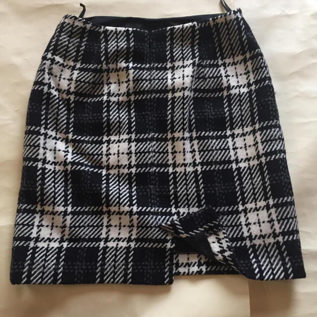 IMAGE(イマージュ)の美品 チェック スカート レディースのスカート(ひざ丈スカート)の商品写真