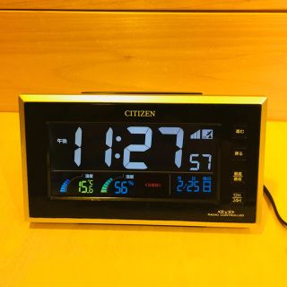 シチズン(CITIZEN)のCITIZEN デジタル 置き時計 シチズン 温湿度計(置時計)