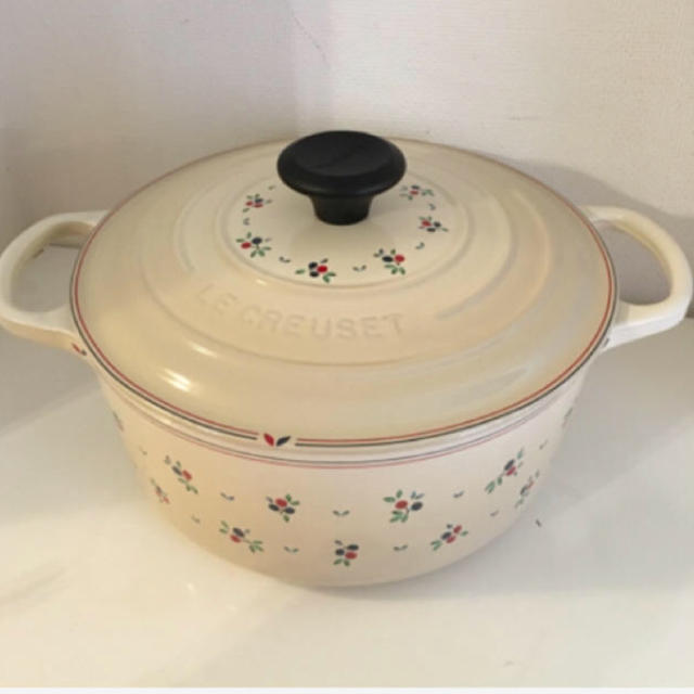 レア! LE CREUSET ココットロンド プチフルーツ 24cm